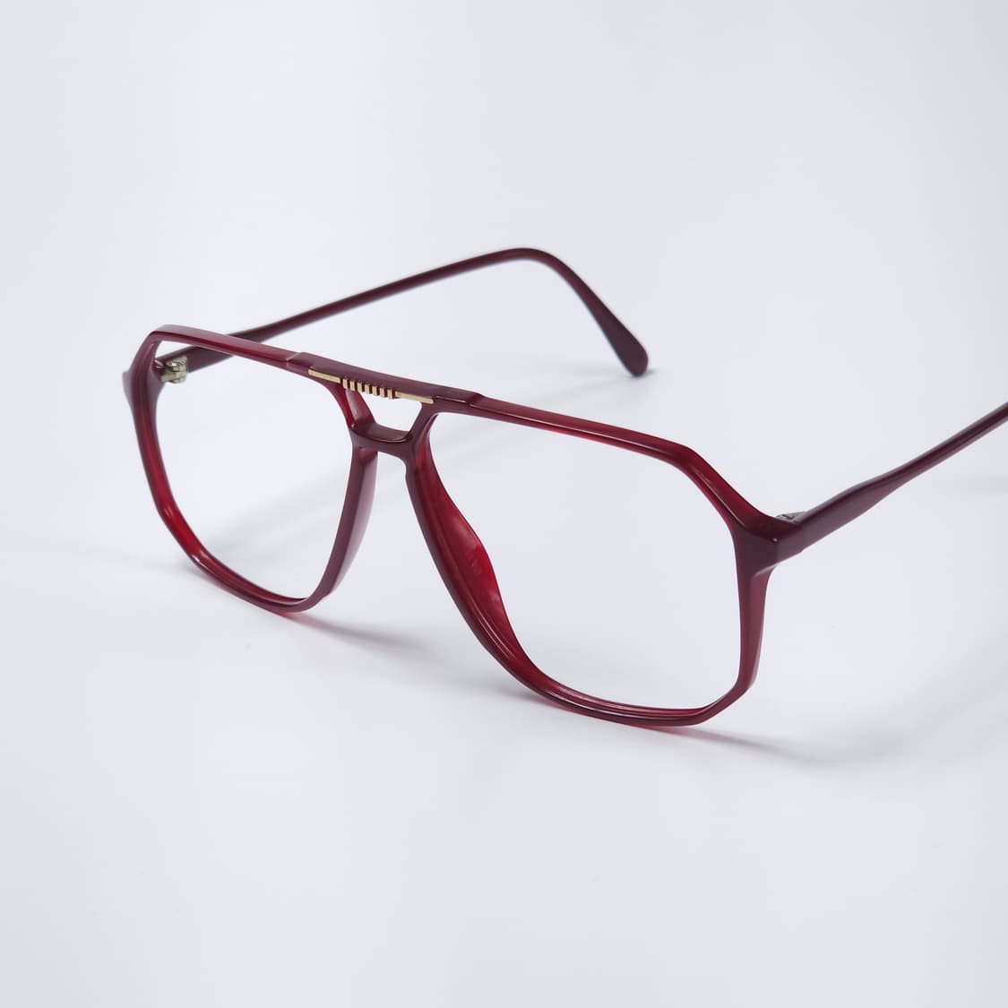 80's 로덴스톡 RODENSTOCK 독일 올드빈티지 레드 투브릿지 안경 상품이미지2