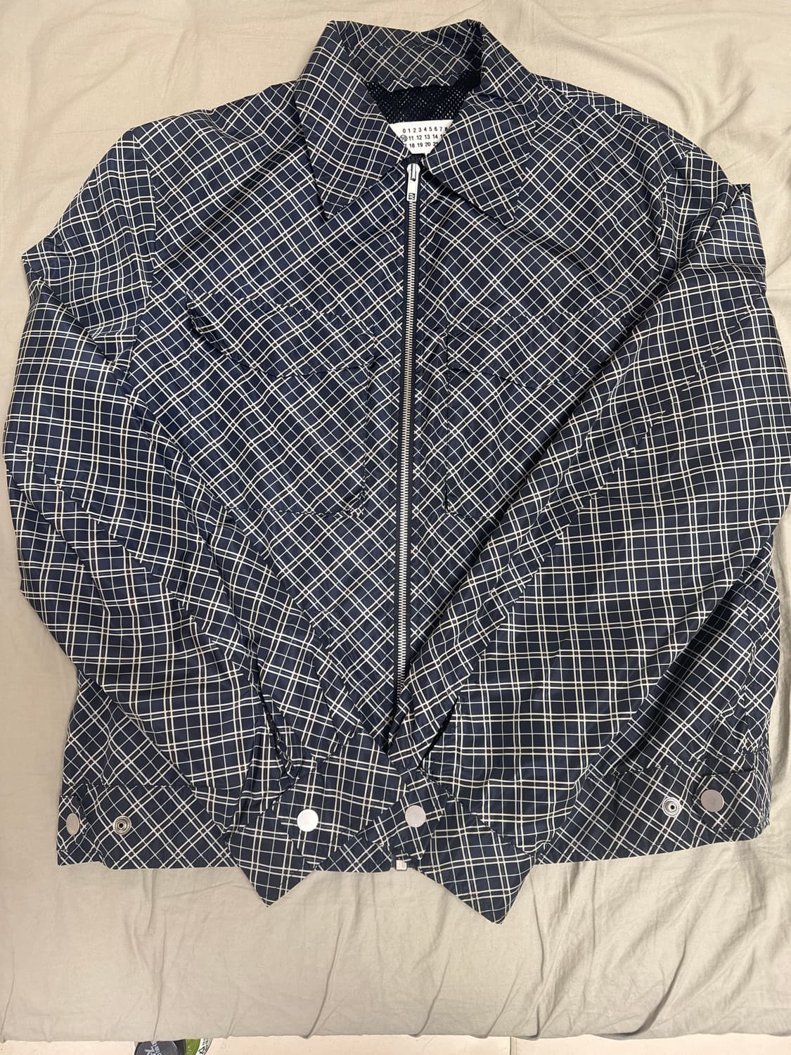 [52] 메종 마르지엘라 체크 블루종 상품이미지2