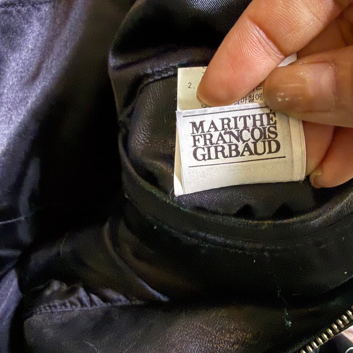 2000‘s 마리떼프랑소와저버양가죽 후디자켓 상품이미지6