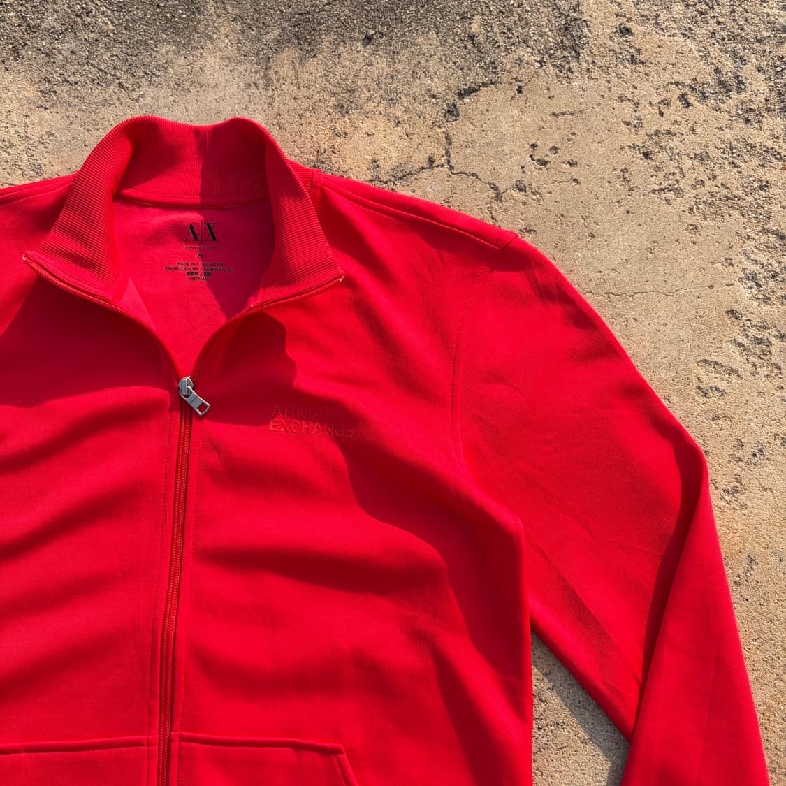 아르마니 익스체인지 빈티지 트랙탑 져지 M 상품이미지3