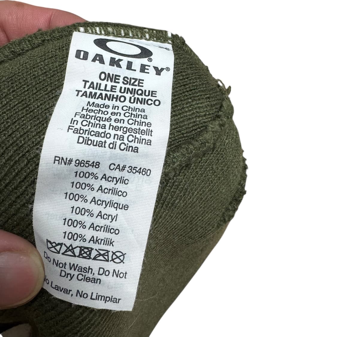 오클리×INFEX Construction 비니 카키 상품이미지6