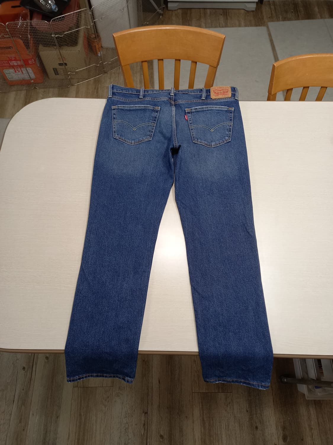 38 리바이스511 워싱 스판 슬림일자진 38-154 상품이미지2