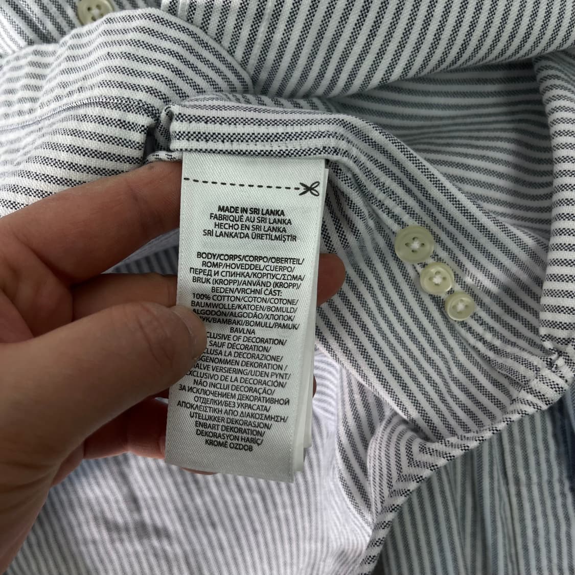 95 폴로랄프로렌 신형라벨 스트라이프 셔츠  상품이미지6