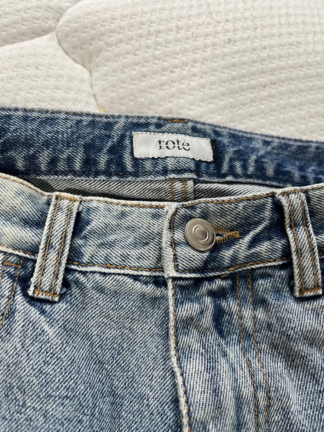 [재당근]피오갓 에센셜블랙 라이더 데님 28+로테 김현우 바지 상품이미지9