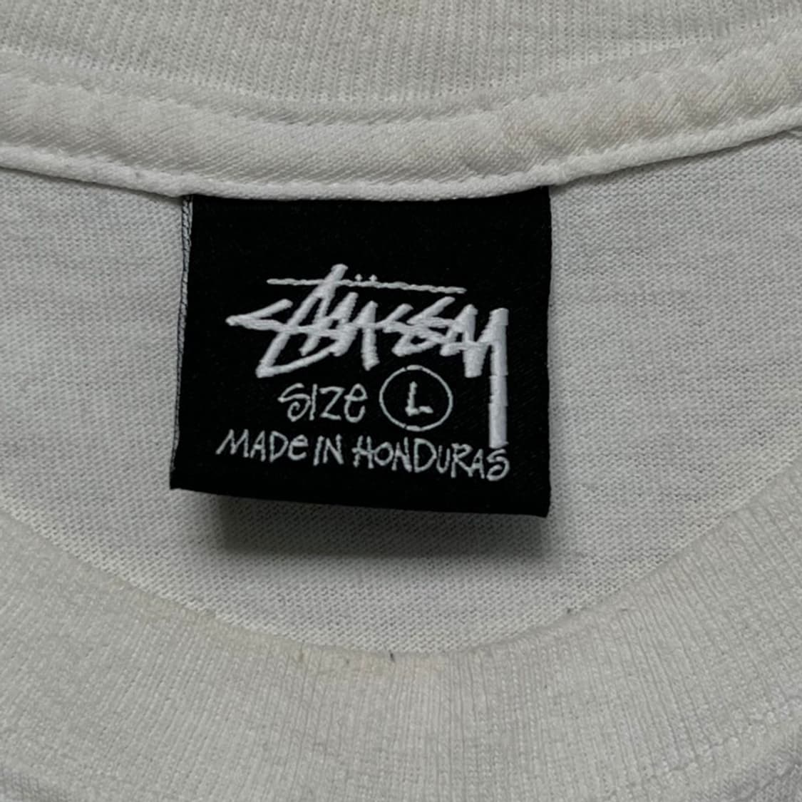 STUSSY 반팔 티 화이트 L (리폼) 상품이미지5