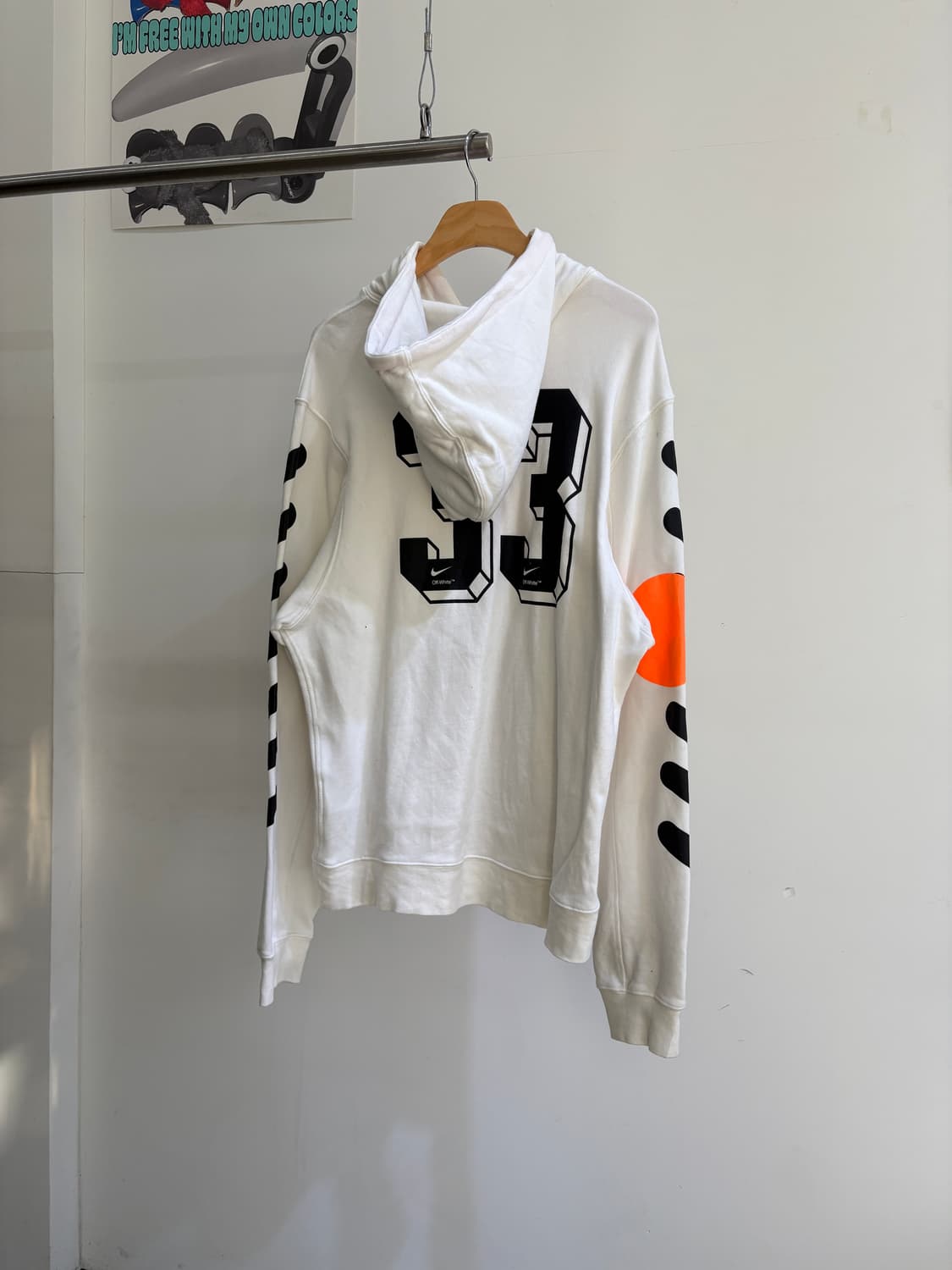 NIKE X OFF WHITE 후드티셔츠 상품이미지5