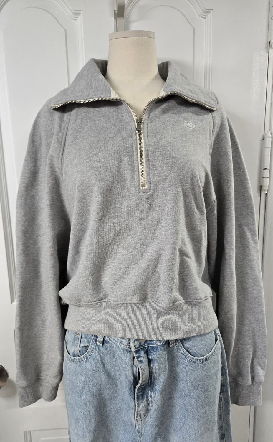 렉토 하프집업 맨투맨 상품이미지3