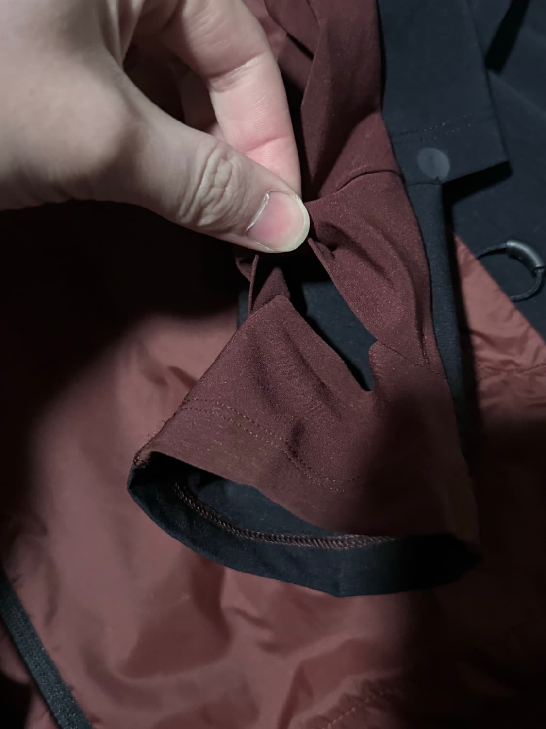 아식스 런닝 자켓 L 버건디( 국내 미출시 제품) 실착 3회 상품이미지5