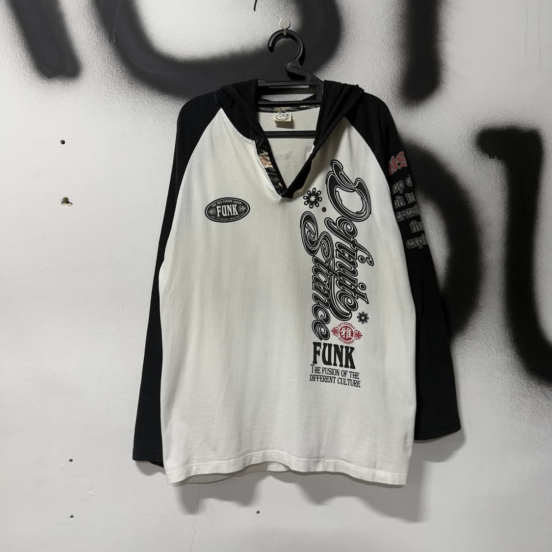 VTG 빈티지 빅사이즈 재패니즈 오리엔탈 펑크 멀티 프린팅 후디 상품이미지2