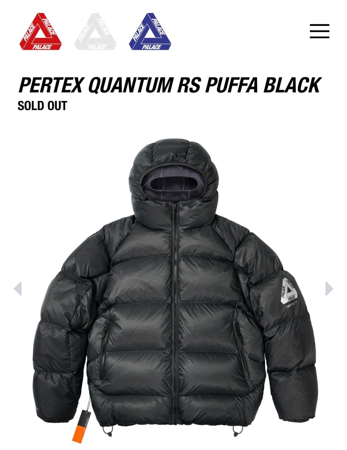 팔라스 바라클라바 푸퍼 M사이즈 상품이미지1