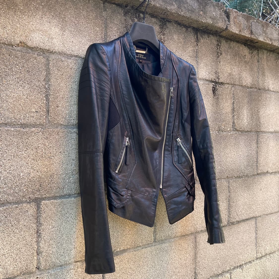 [55] VOV 아방가이드 양가죽 라이더 여성 자켓 상품이미지3