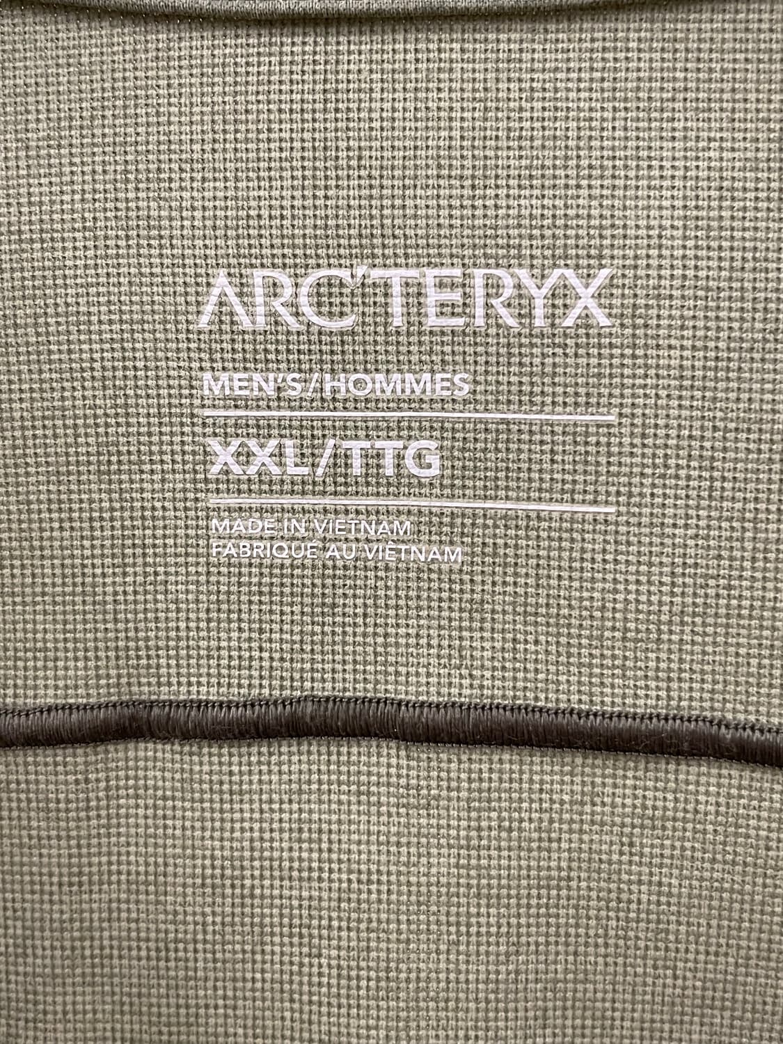 Arcteryx 아크테릭스 그린 하프집업 슬리브스 XXL 상품이미지4