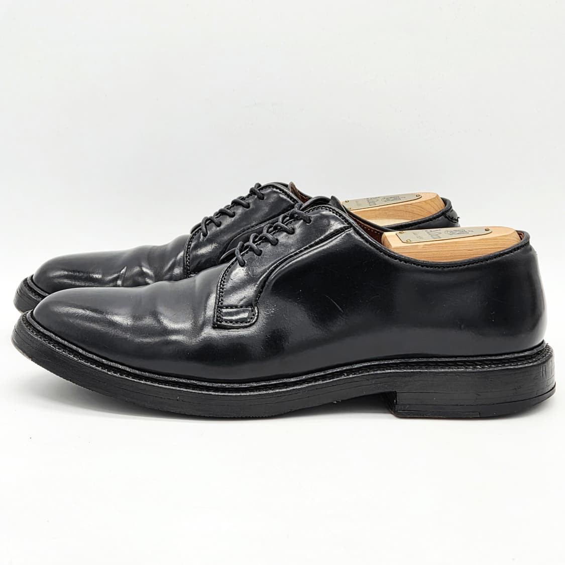 ALDEN 알든 9901 쉘 코도반 플레인토 슈즈 블랙 (7 1/2 D) 상품이미지1