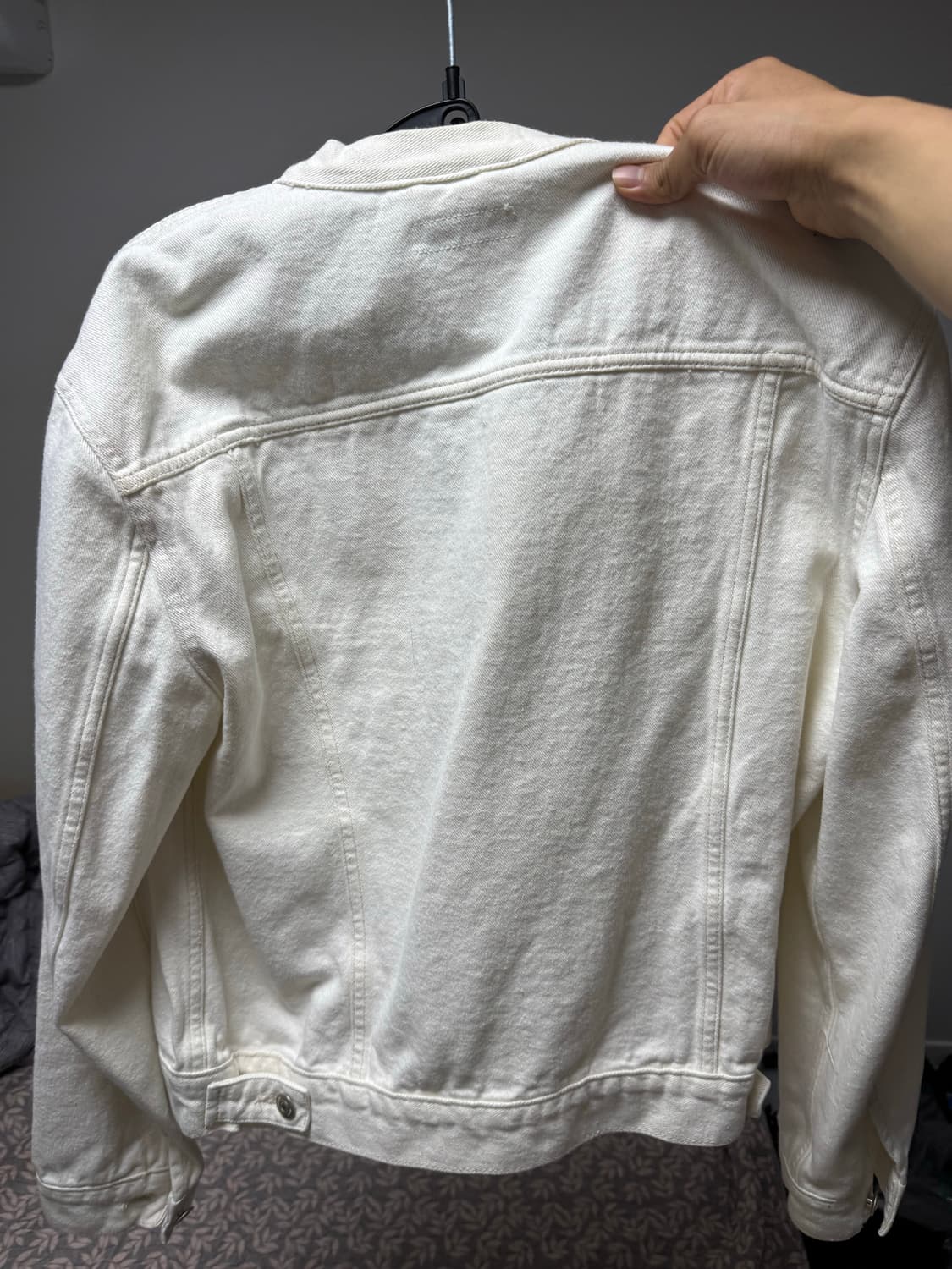 [L] 차이나카라 화이트데님 자킷 상품이미지3