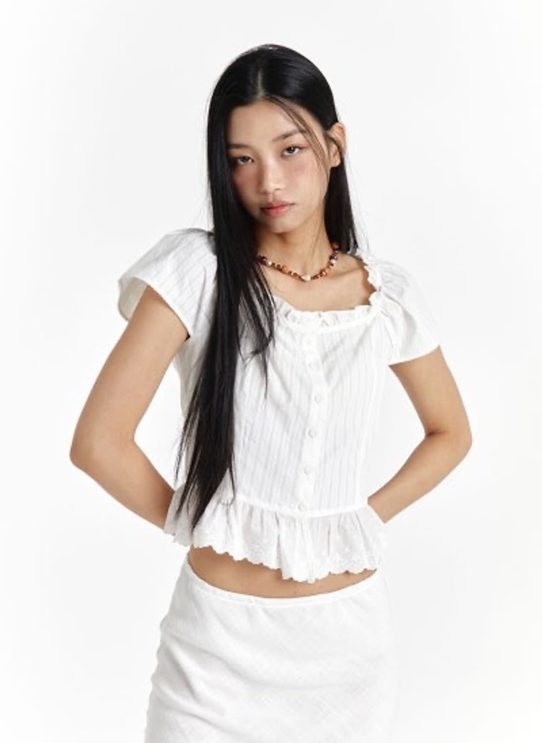 (새상품/네고가능) 루루서울 컨트리 송 블라우스 팝니다 상품이미지1