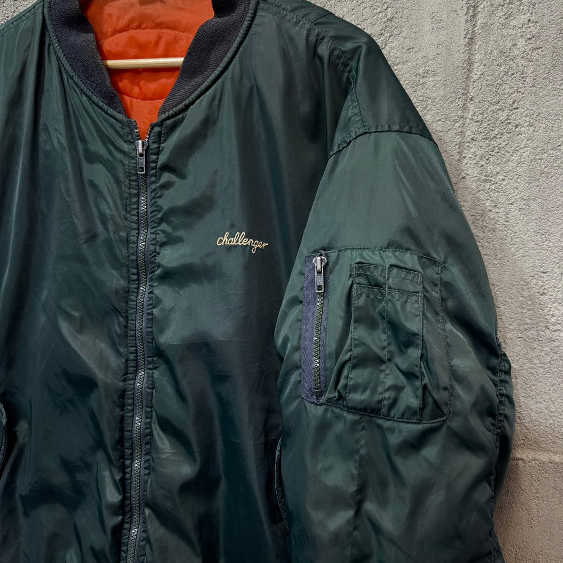 90s 챌린저 ma-1 항공 점퍼 (XL)   상품이미지3