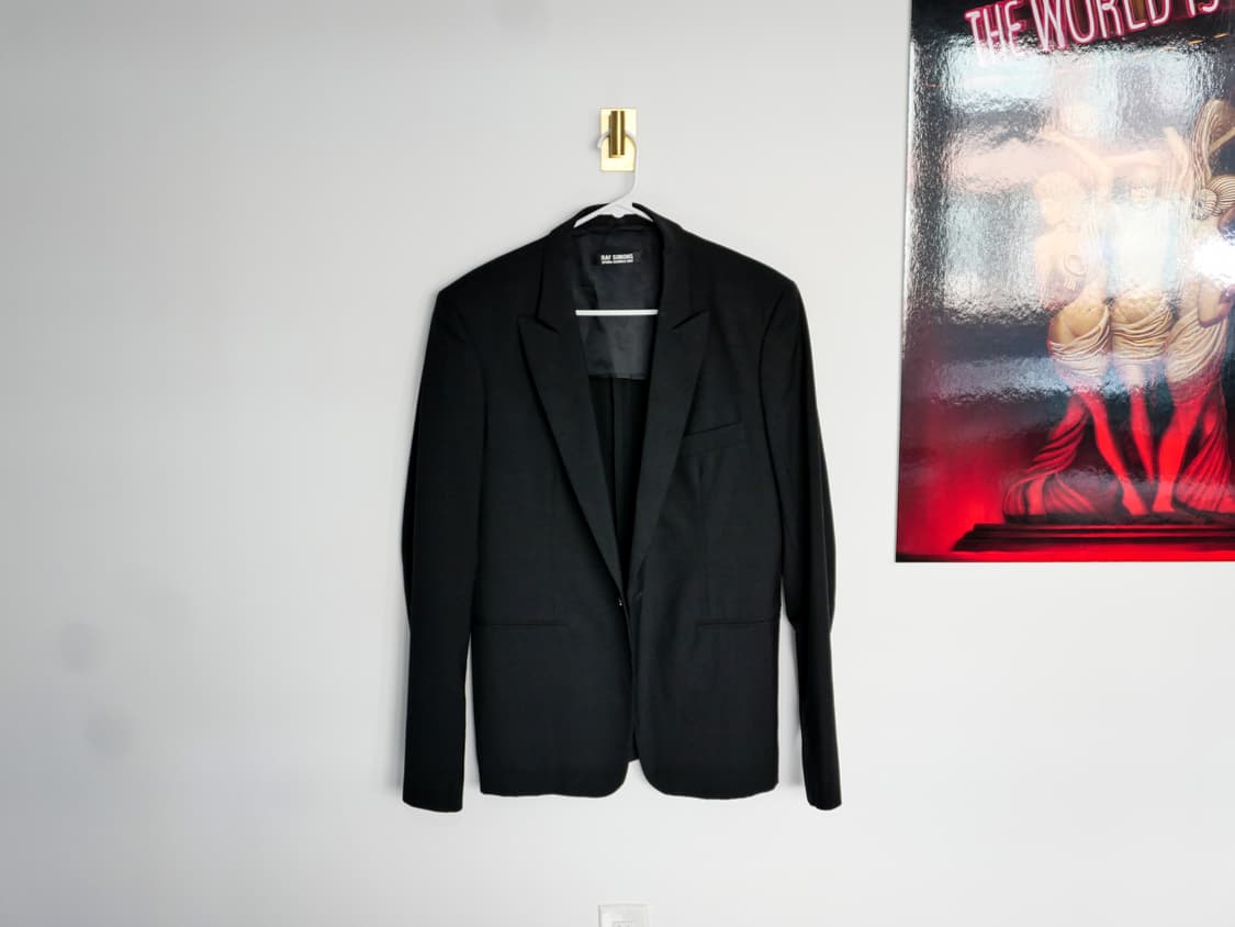 라프시몬스 07SS 피크드 라펠 블레이저 상품이미지3