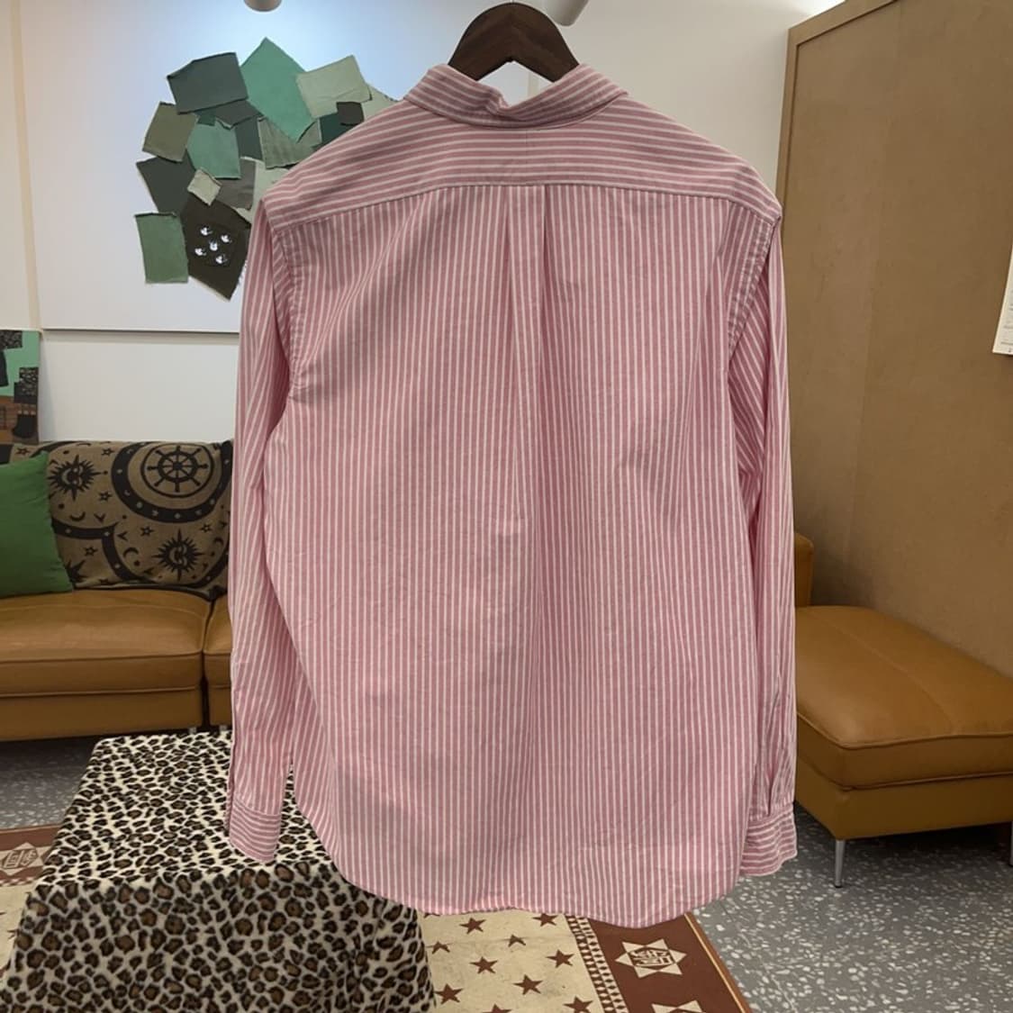 폴로 랄프로렌 레트로 빈티지 키치 딸기 스트라이프 셔츠 L C09387 상품이미지4