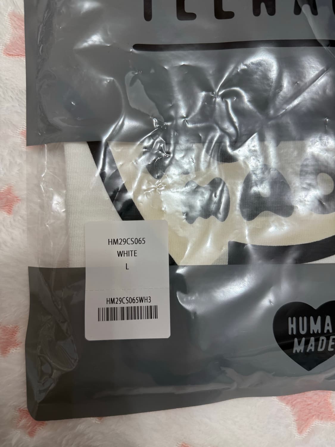 휴먼 메이드 애니멀 그래픽 티셔츠 진돗개 화이트 L 새상품 상품이미지1