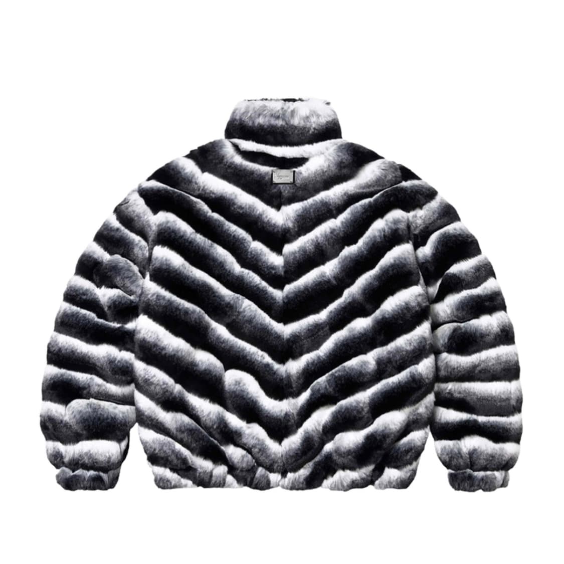 슈프림 포우 퍼 자켓 블랙 상품이미지3