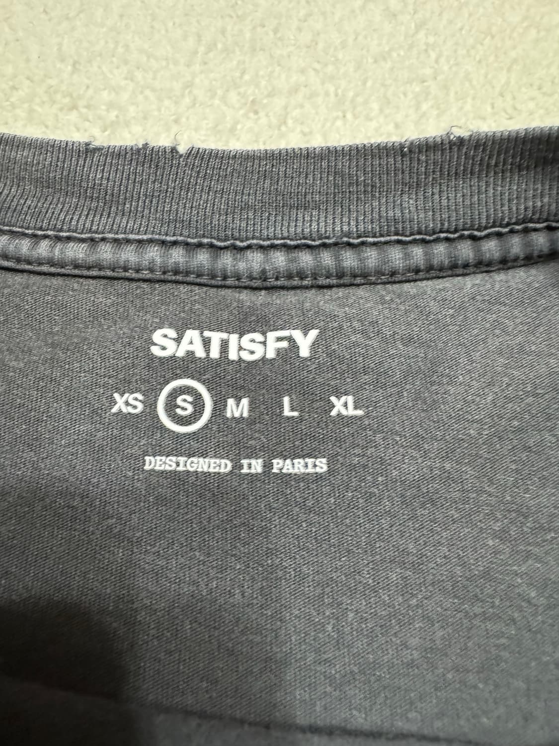 새티스파이 모스테크 티셔츠 에이지드 블랙 S 스콜피온 상품이미지2