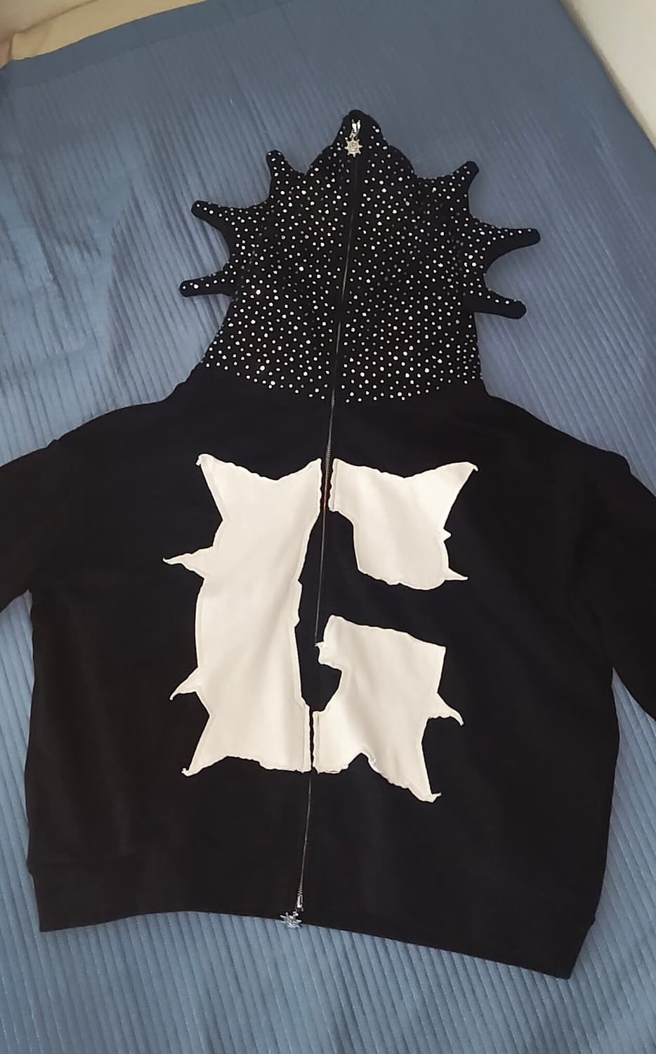 치프키프 Glo Gang Rhinestone Hoodie Black /L 상품이미지1