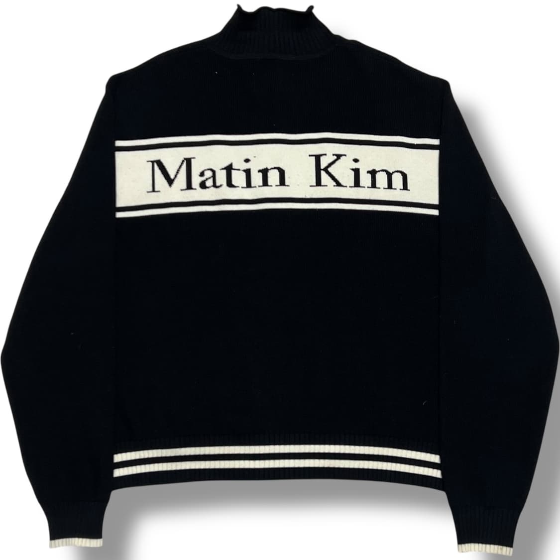 Matin Kim 스펠 포인트 니트 집업 상품이미지1