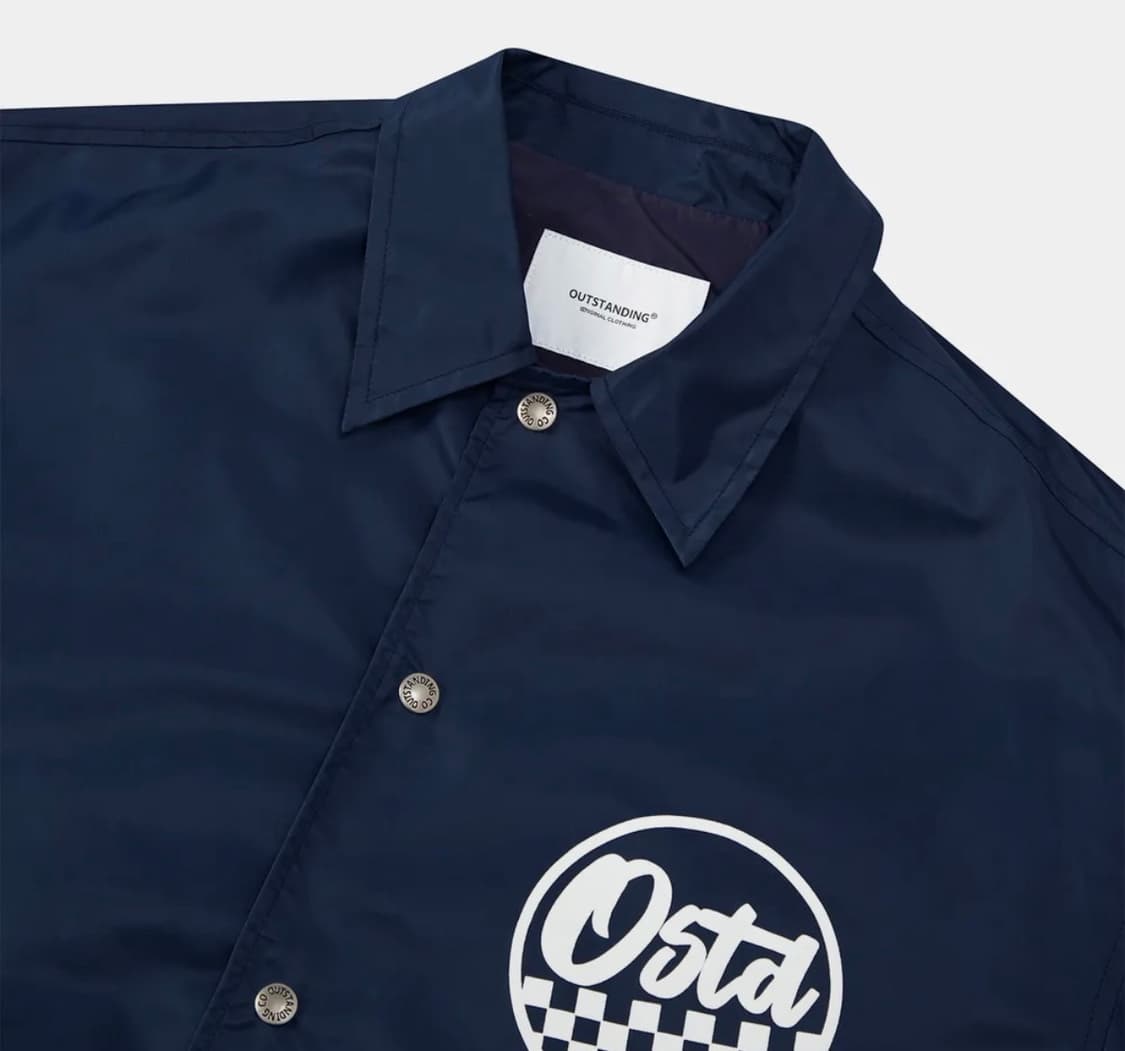 아웃스탠딩 OSTD MOTORS 코치자켓(블랙/네이비) 상품이미지4