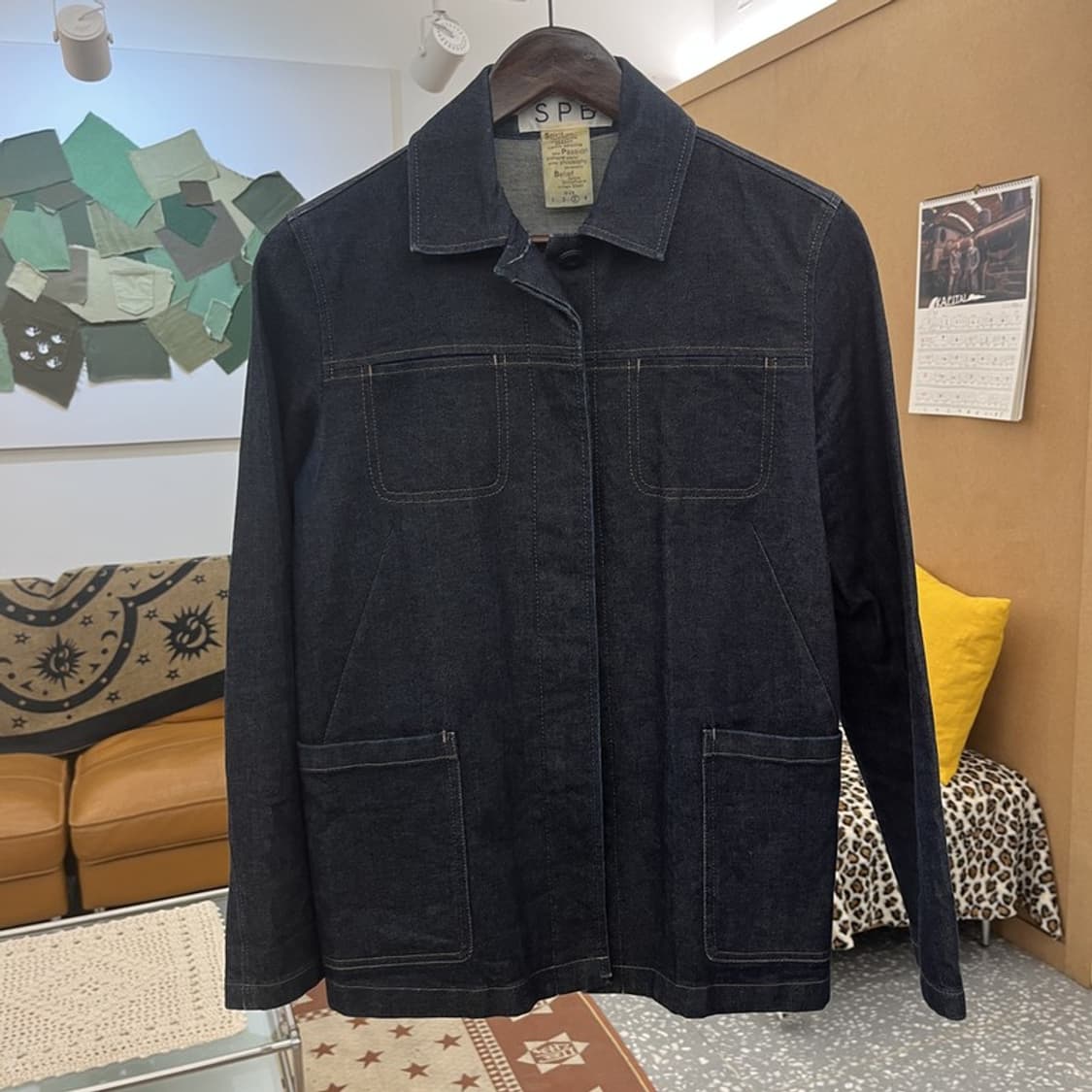 에스피비 빈티지 모던 시크 캐주얼 슬림핏 데님자켓 3 C10360 상품이미지3