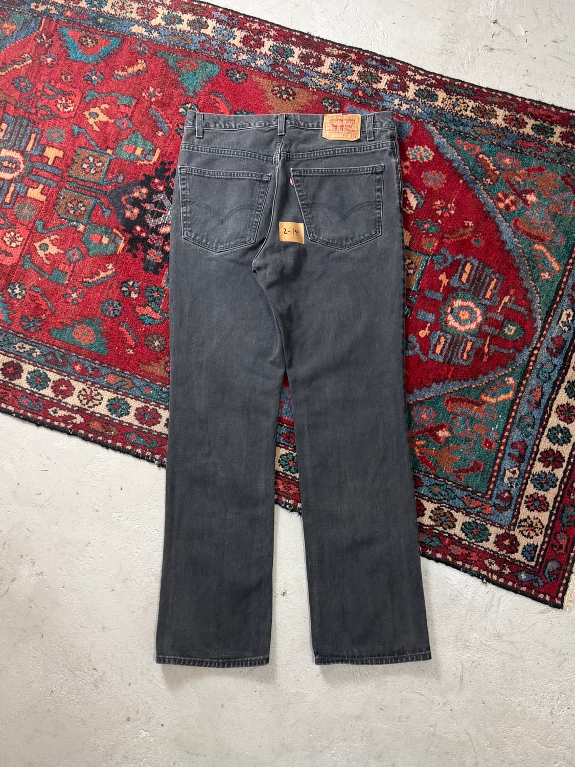 90's USA Made 빈티지 리바이스 517 블랙 부츠컷 상품이미지4