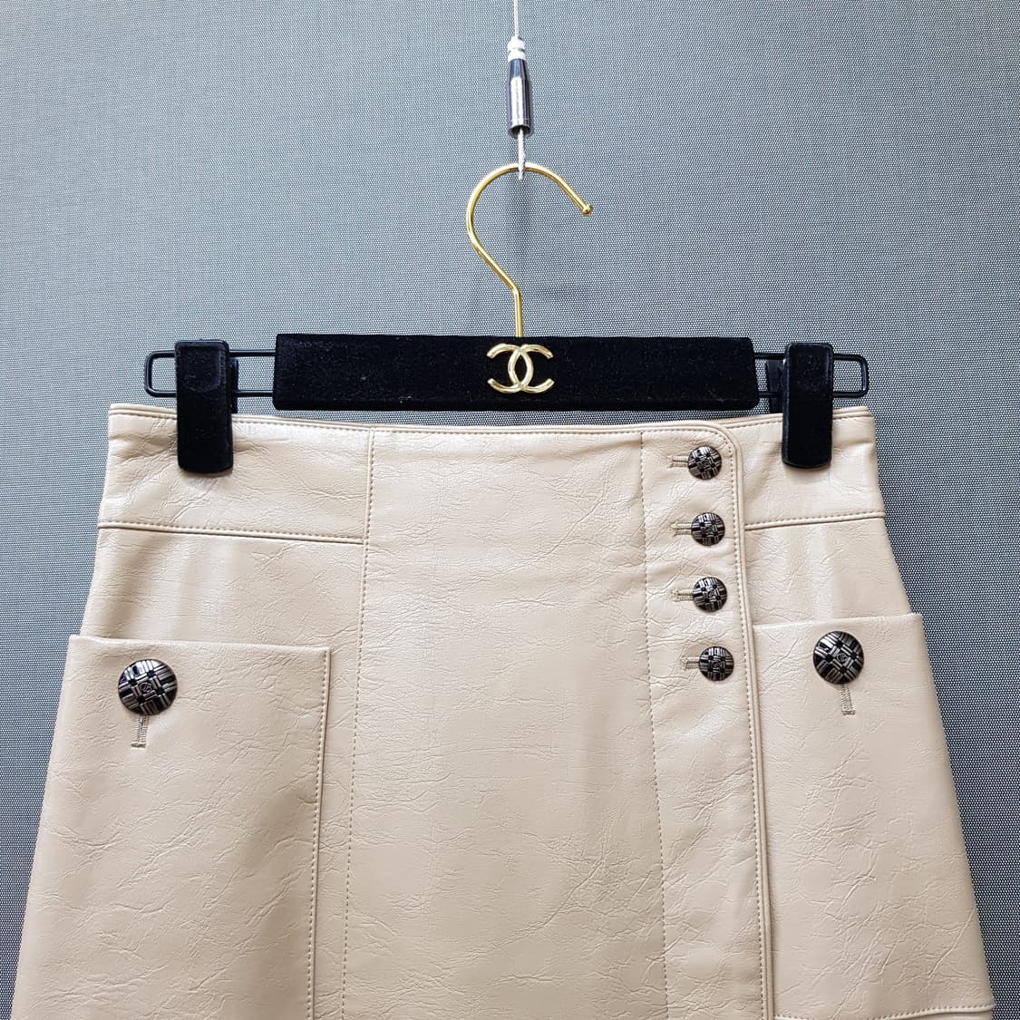 오브제 obzee 2023 레더 롱 스커트 61-90사이즈 상품이미지3