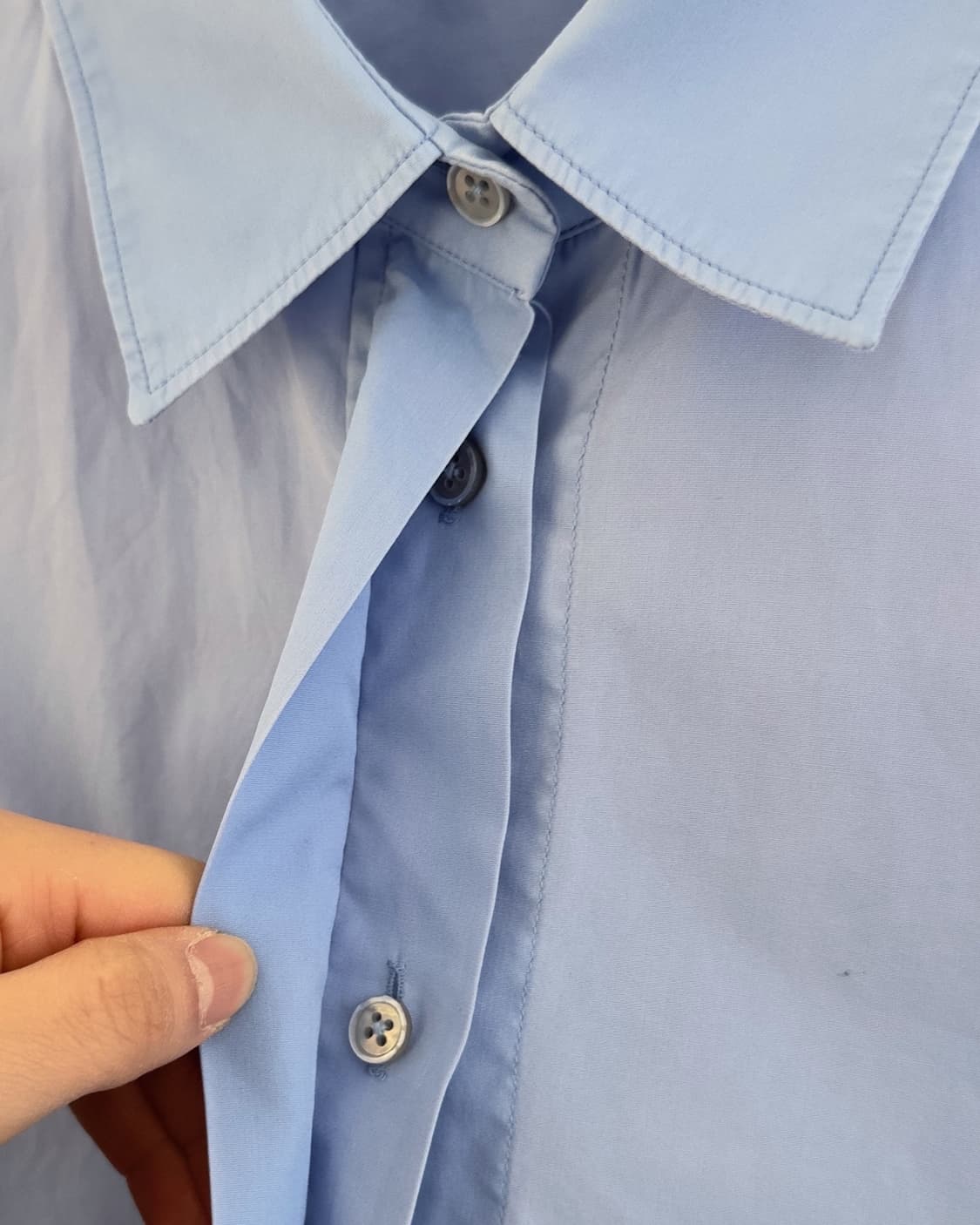 [JILSANDER] skyblue cotton shirts 상품이미지5