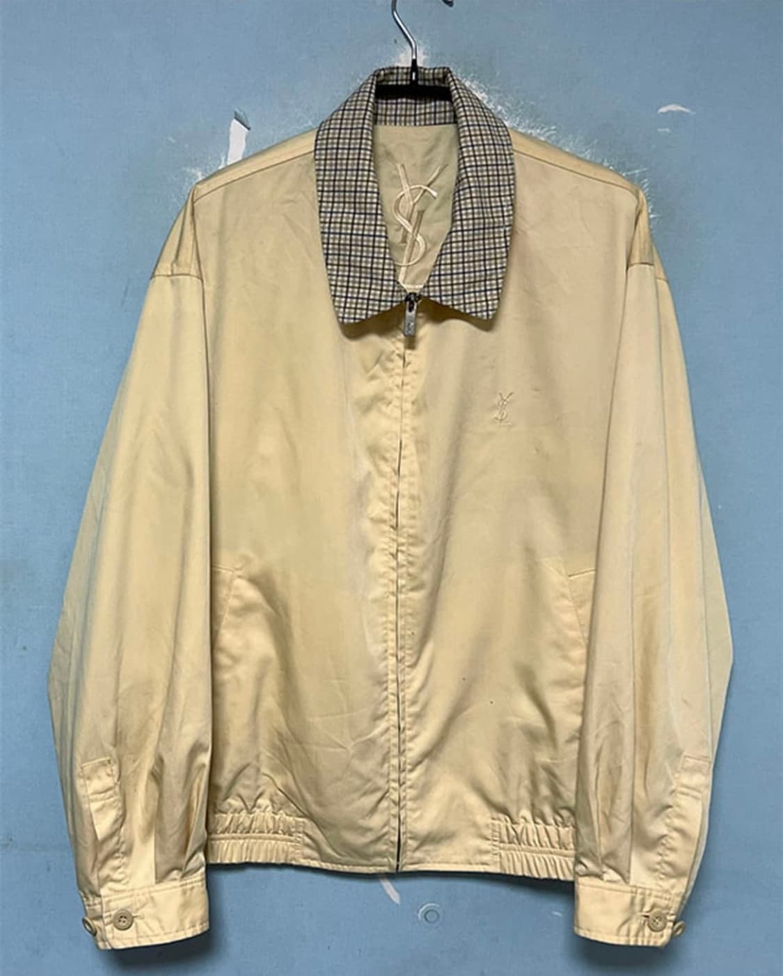 입생로랑 옴므 자켓 블루종 집업 옐로우 상품이미지1