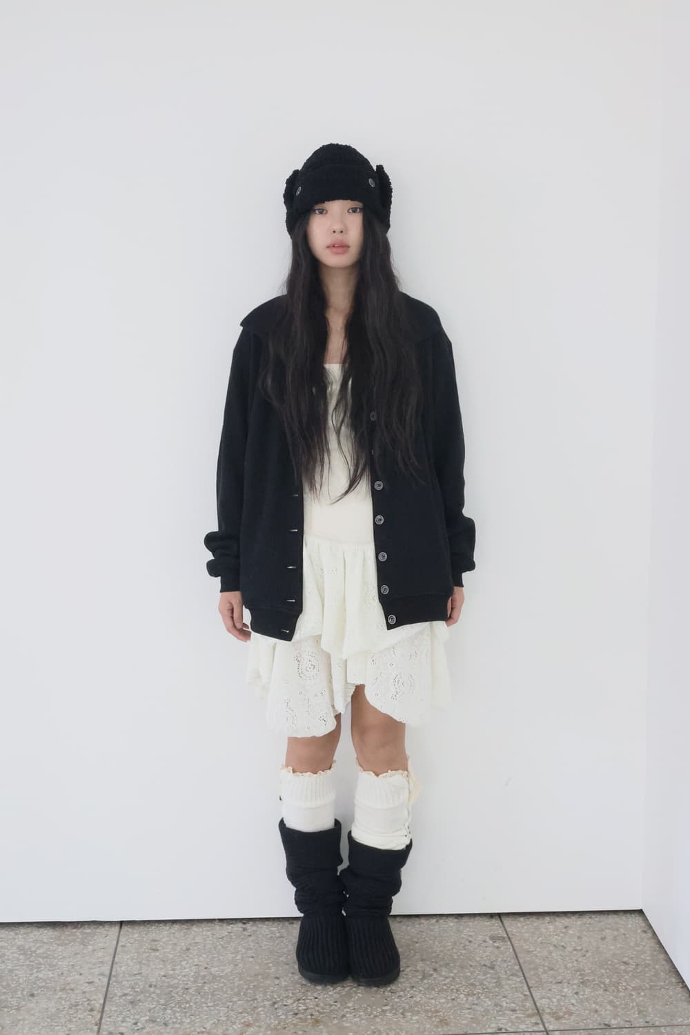 BUTTONY BUTTON WAFFLE ZIP-UP 상품이미지2