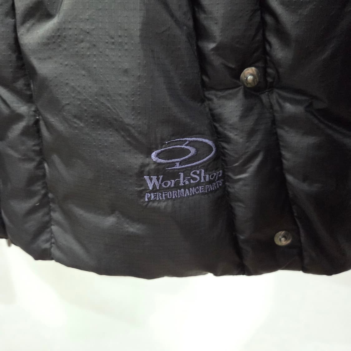 트래블 스티치 다운 후드패딩 블랙 M 상품이미지3