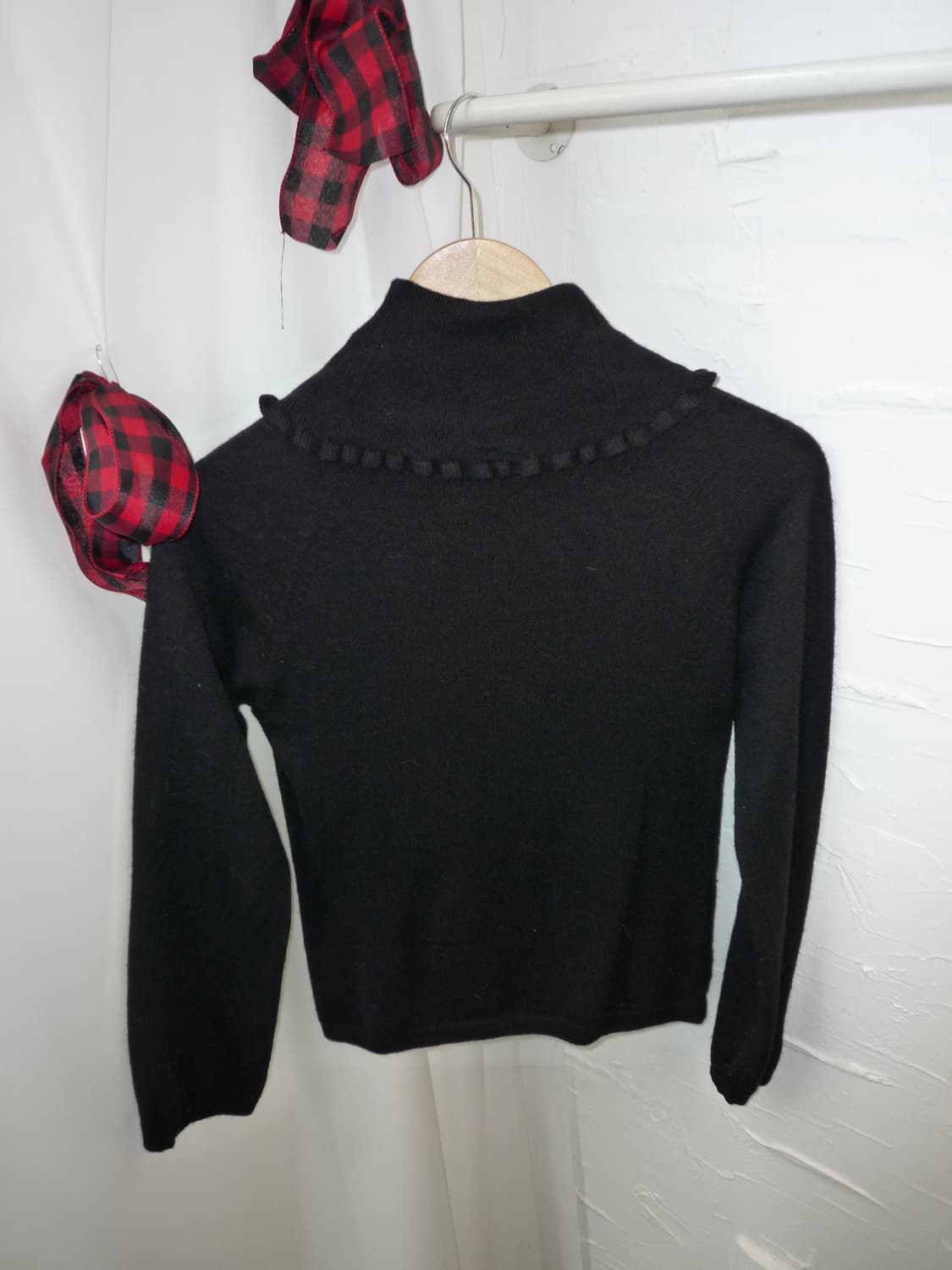 buttons detail black knit 상품이미지7