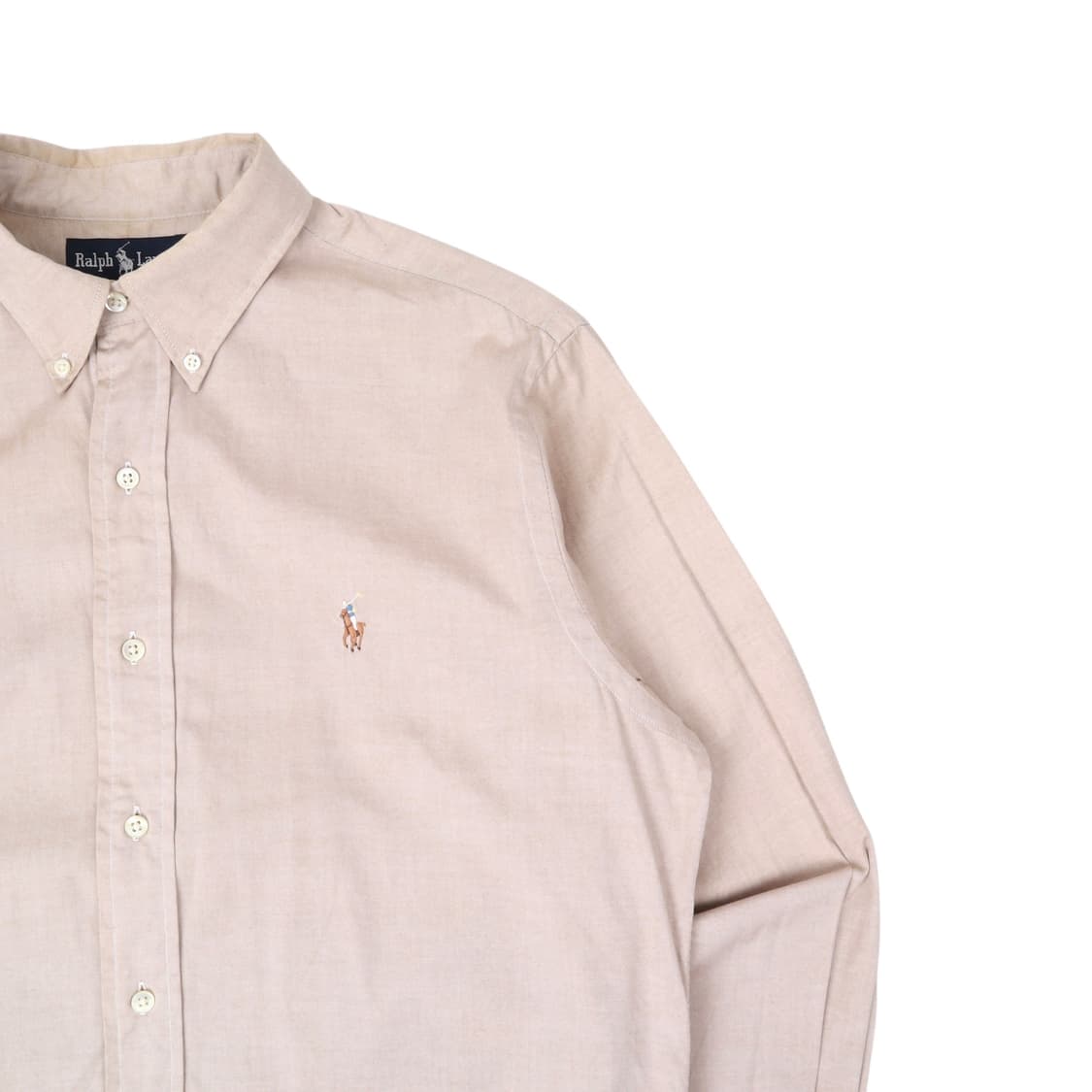 폴로 랄프로렌 멀티포니 베이지 코튼 셔츠 상품이미지2