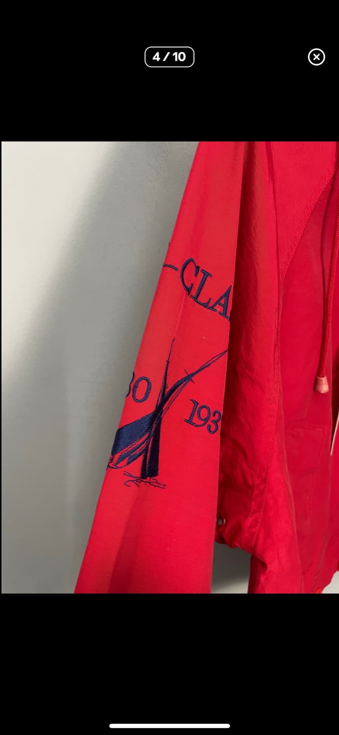 노티카 90s 올드스쿨 스펠아웃 바람막이 자켓 A3052 상품이미지4