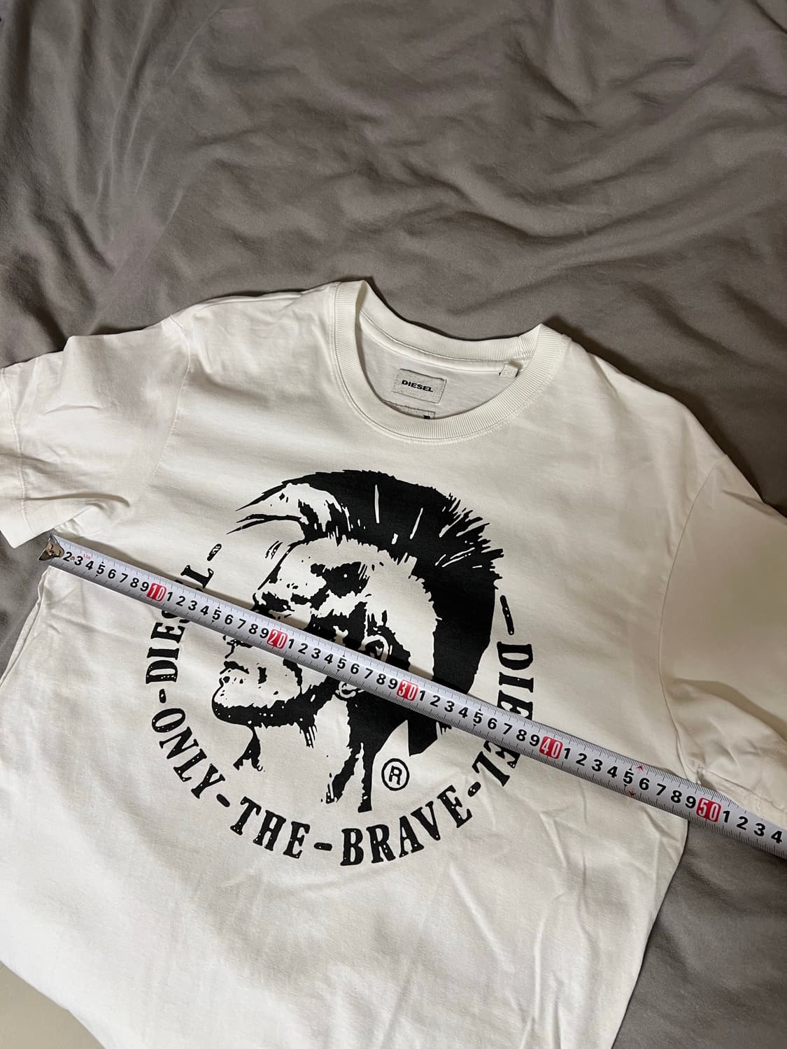 디젤 화이트 티셔츠 S 새제품 상품이미지7