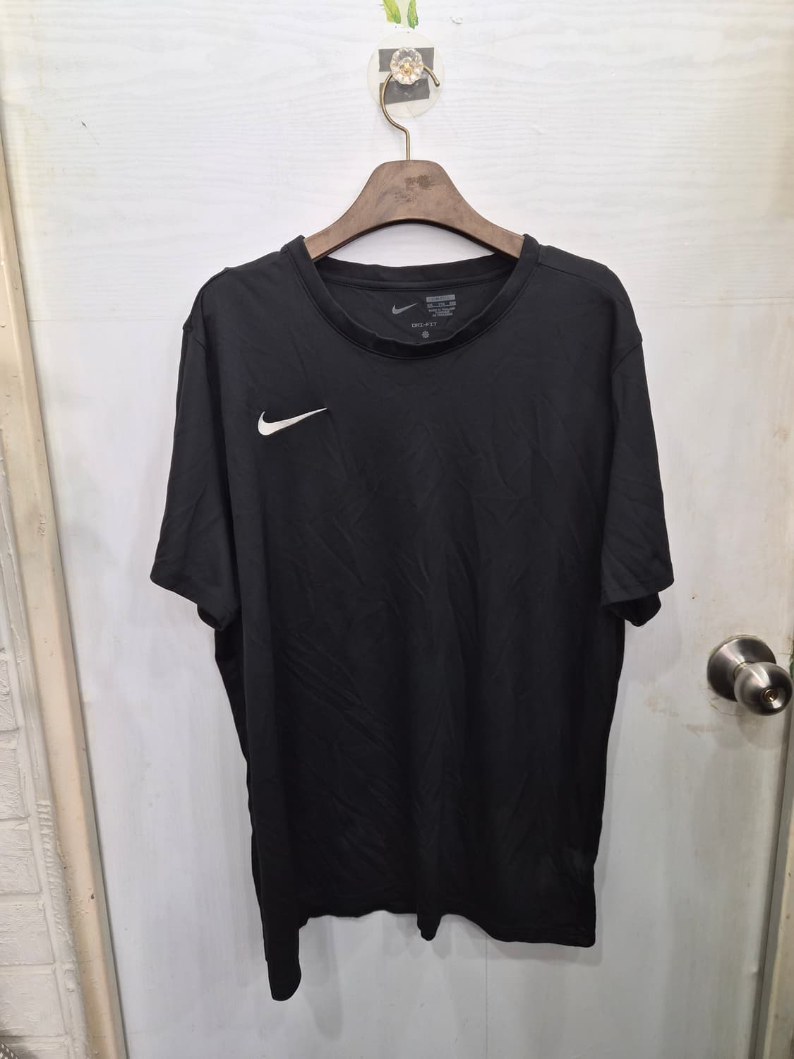110,2XL )) NIKE 나이키 라운드넥 반팔티셔츠! 블랙&화이트~ 상품이미지2