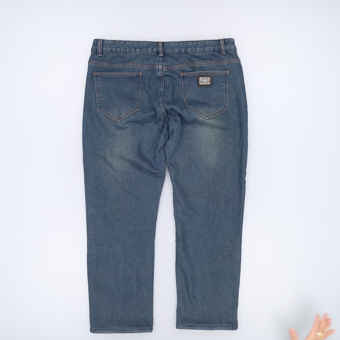 38 빈티지 고급 기모 데님팬츠 0319H1 상품이미지2