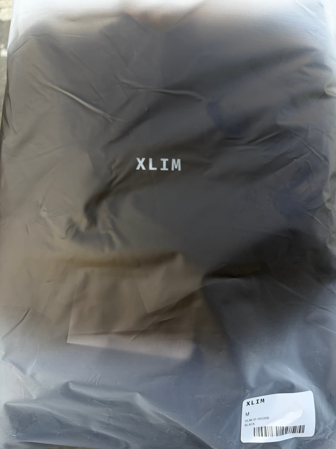 S M L XL 엑슬림 xlim 시퀸스 01 후드티 블랙 새제품 판매 상품이미지1