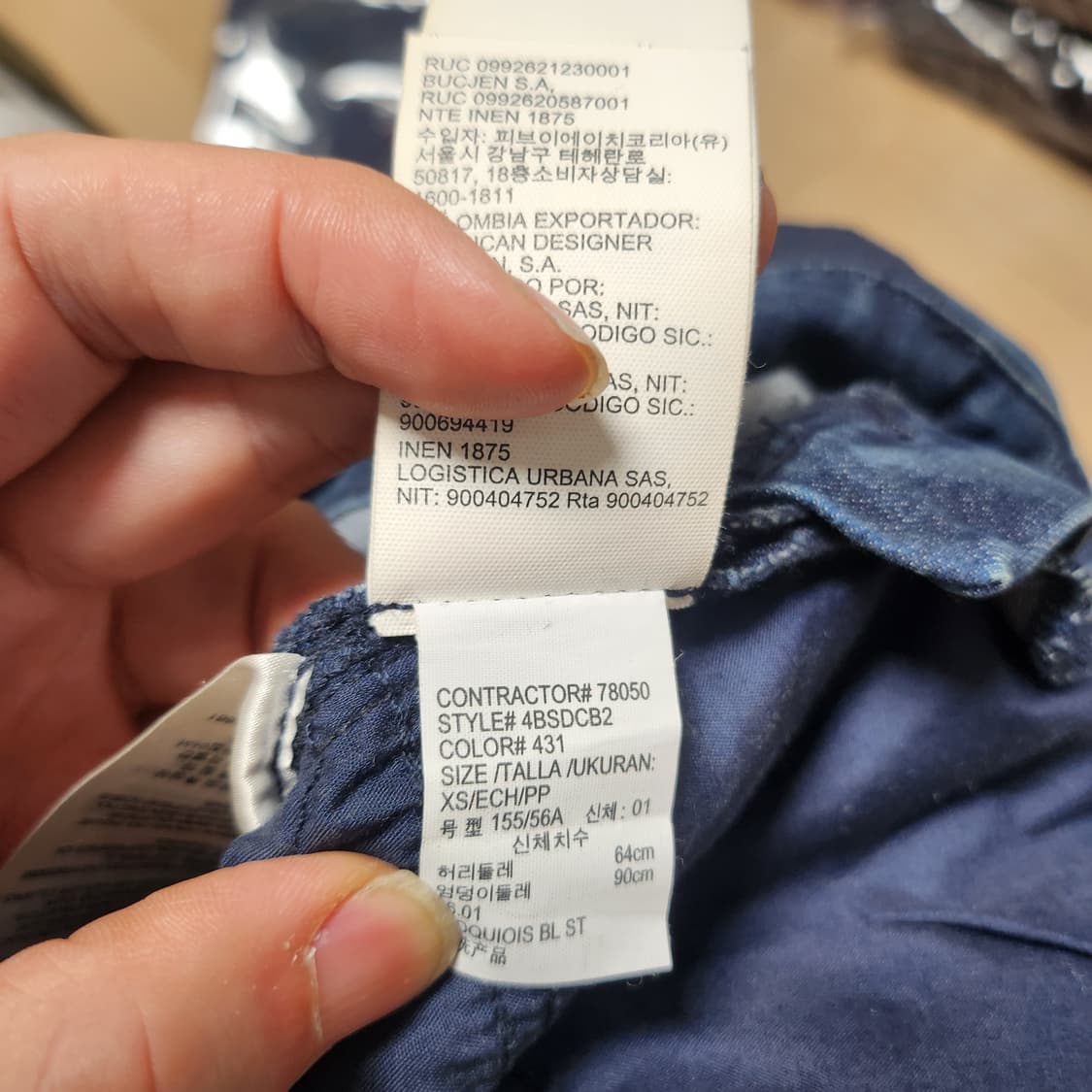 [XS] Calvin Klein 캘빈클라인 데님 멜빵바지 상품이미지4