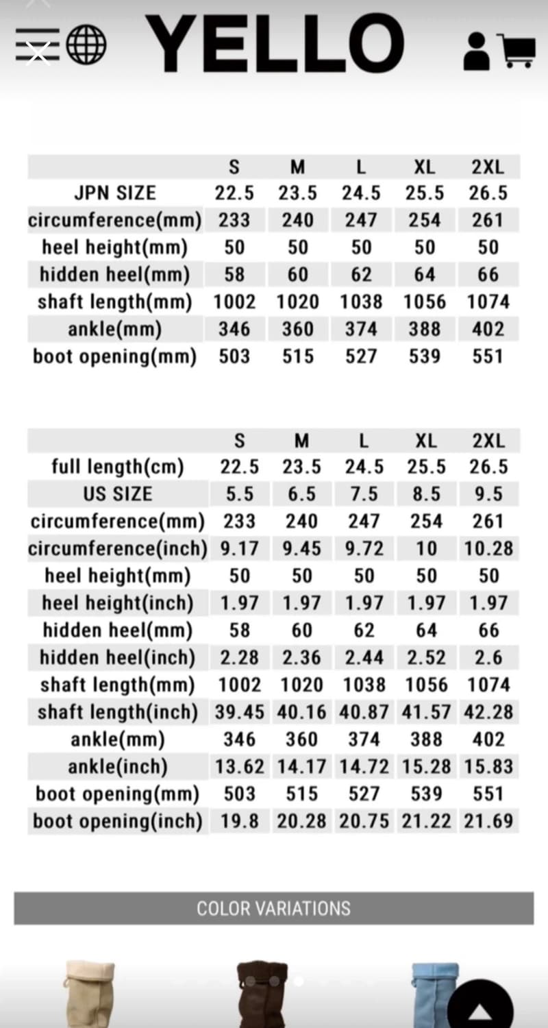 YELLOSHOES LONG BOOTS (M SIZE) 베이지 상품이미지2