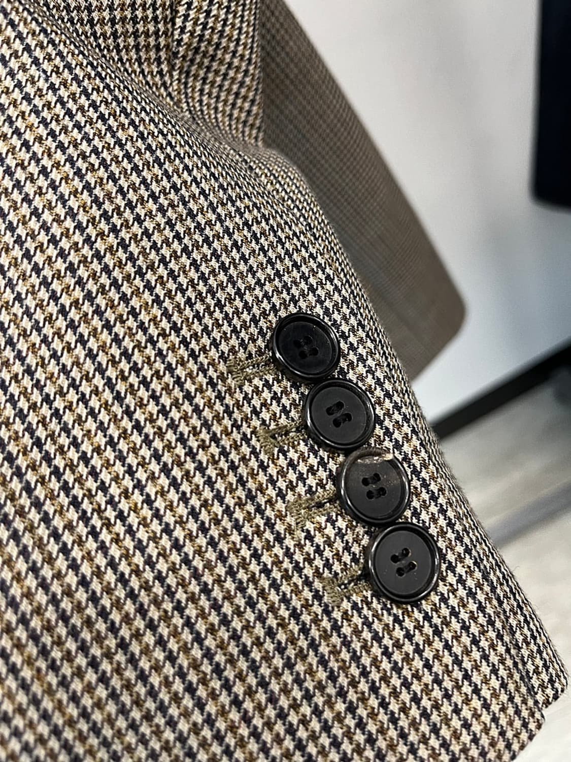 100) 던스트 체크 블레이져  상품이미지3