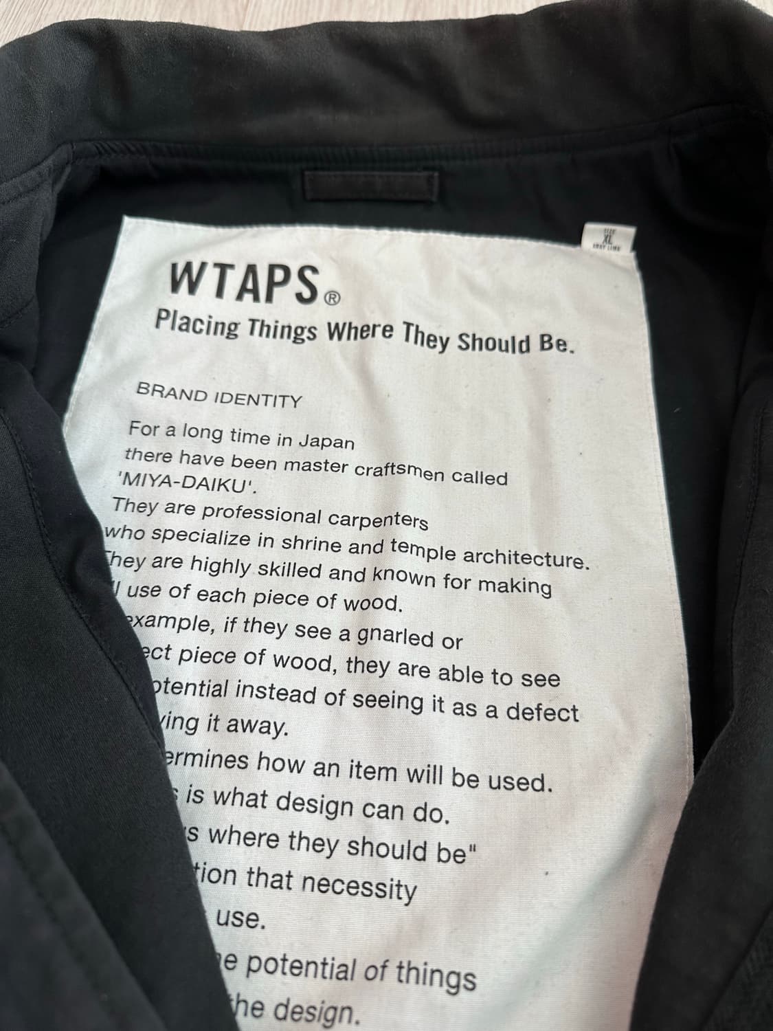 16 wtaps 더블탭스 nbc 자켓 xl 상품이미지3