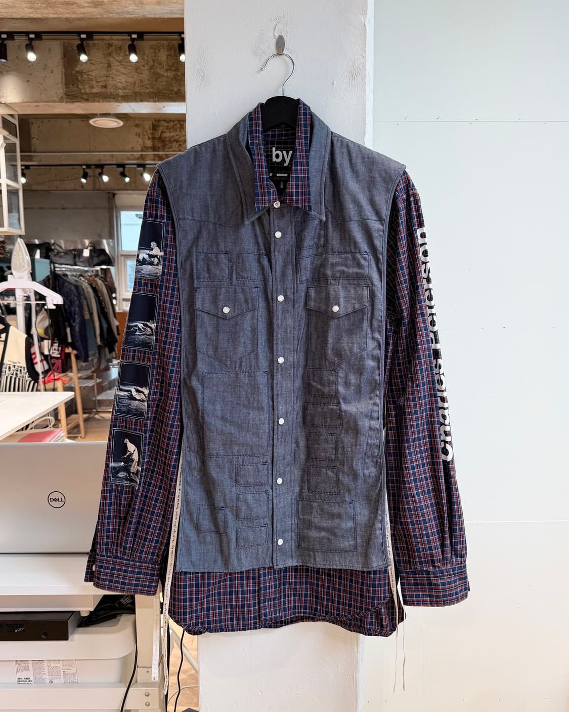 타카히로미야시타 더 솔로이스트 19SS 커트코베인 180도 리버시블 셔츠 상품이미지2