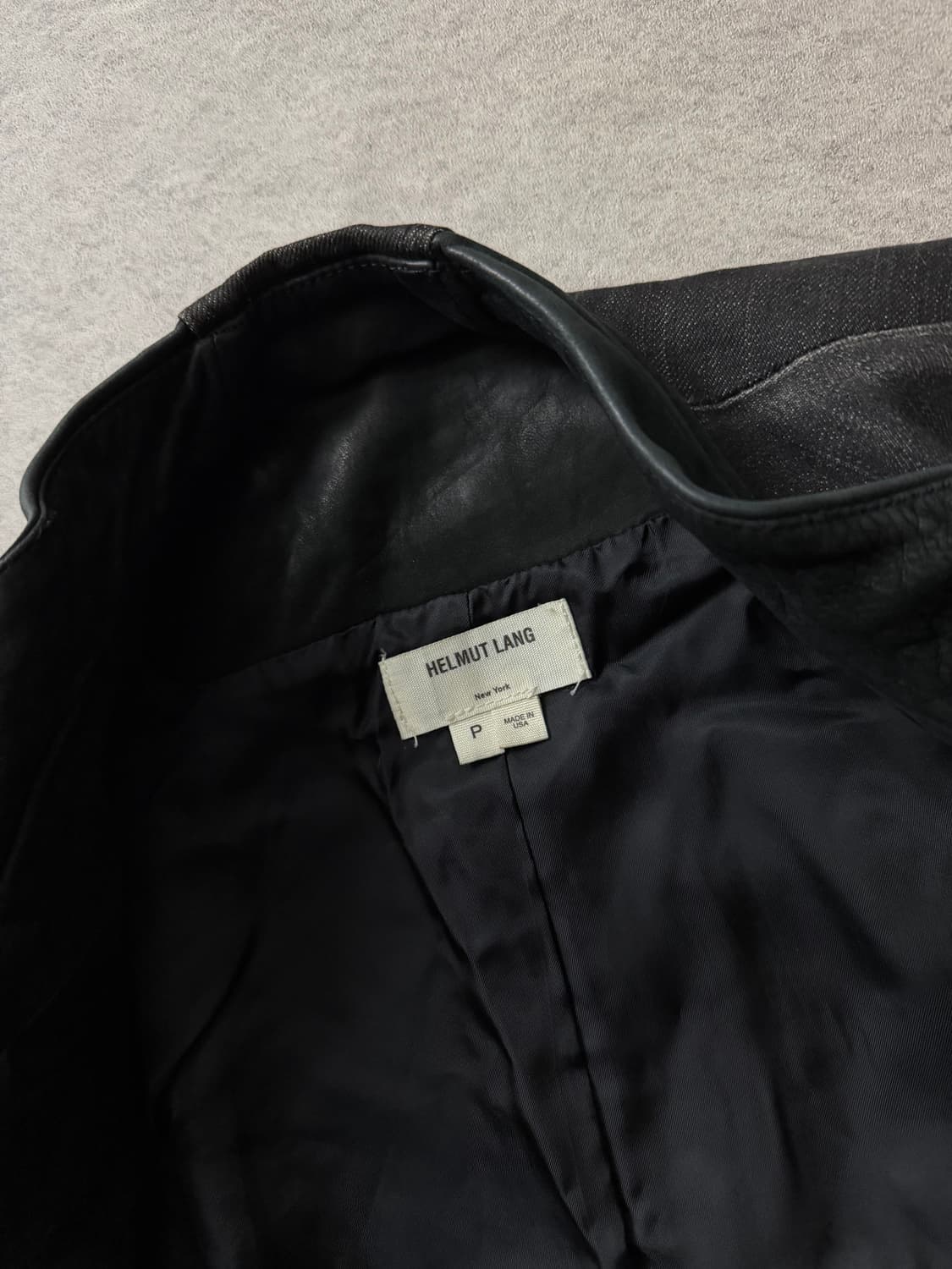 헬무트랭 비대칭 라이더 자켓 상품이미지9