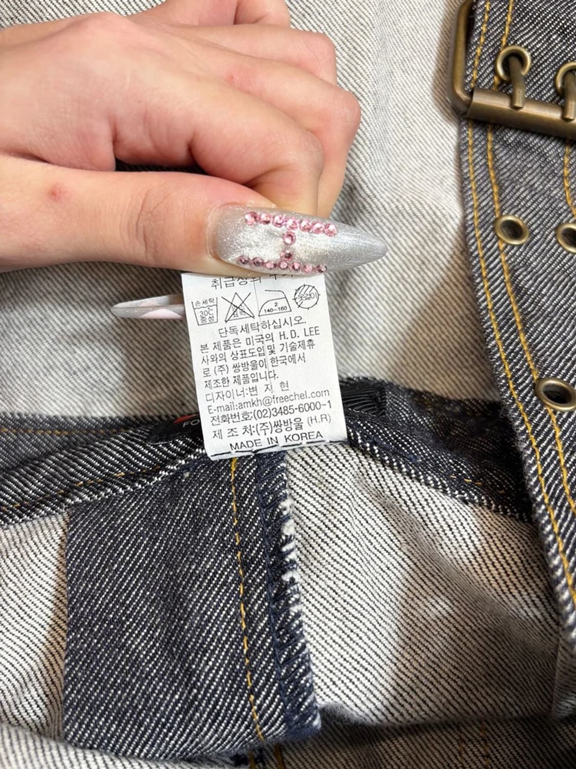 Lee 리 90's 오버롤 데님 멜빵 팬츠 pn6173 상품이미지8