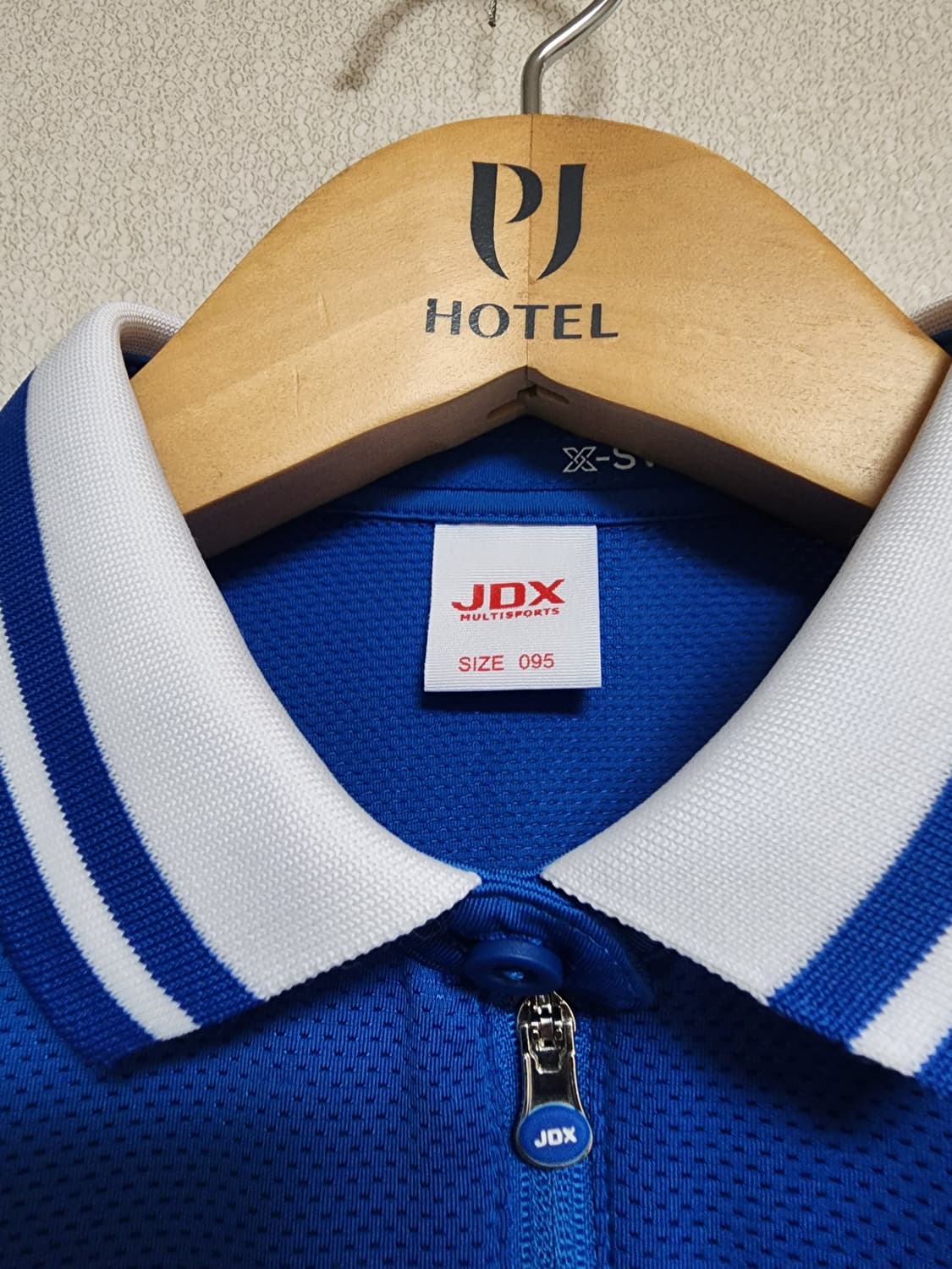 JDX 골프 여성 블루 반팔 카라 원피스 상품이미지3